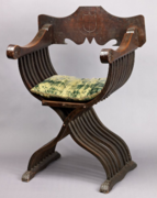 Metropolitan Museum of Art, New York. A 19th Century restoration of a 15th Century chair Src
