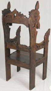 Late 19th Cen Viking High Chair